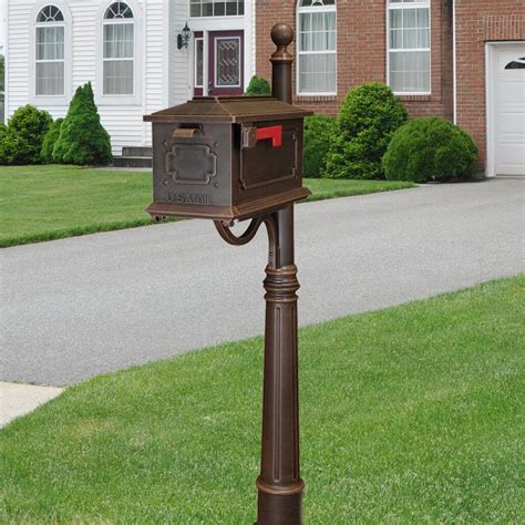 metal post boxes|metal mailboxes residential.